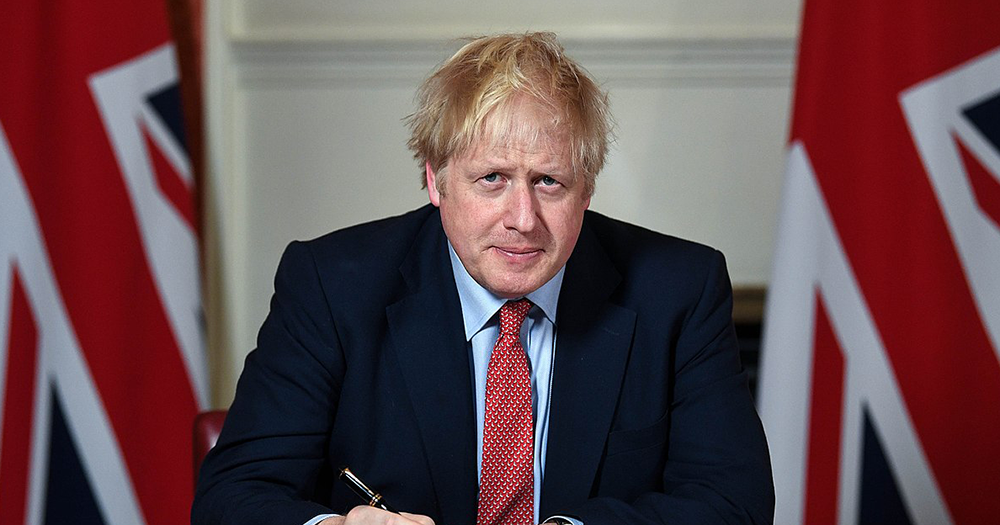 Boris Johnson who today handed in his resignation.