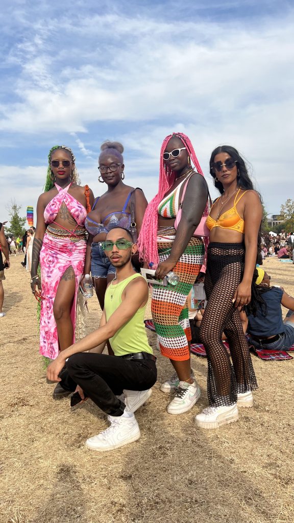 Dolly and friends at UK Black Pride.
