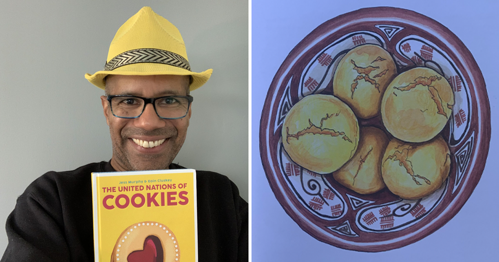 Marlon and The United Nations of Cookies book.