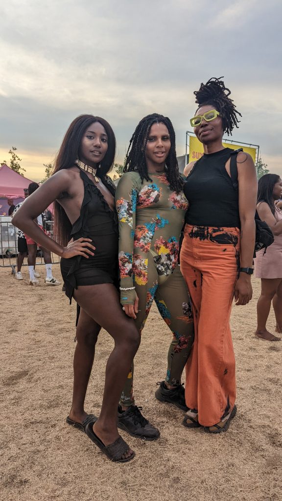 Chipo, Marco and Ngemba at UK Black Pride.