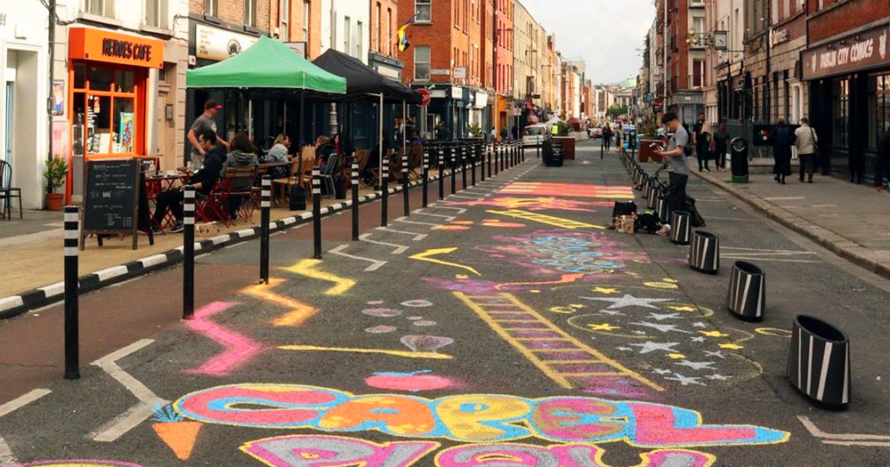 Photo of Capel Street, which is at the centre of a debate over its pedestrianisation.