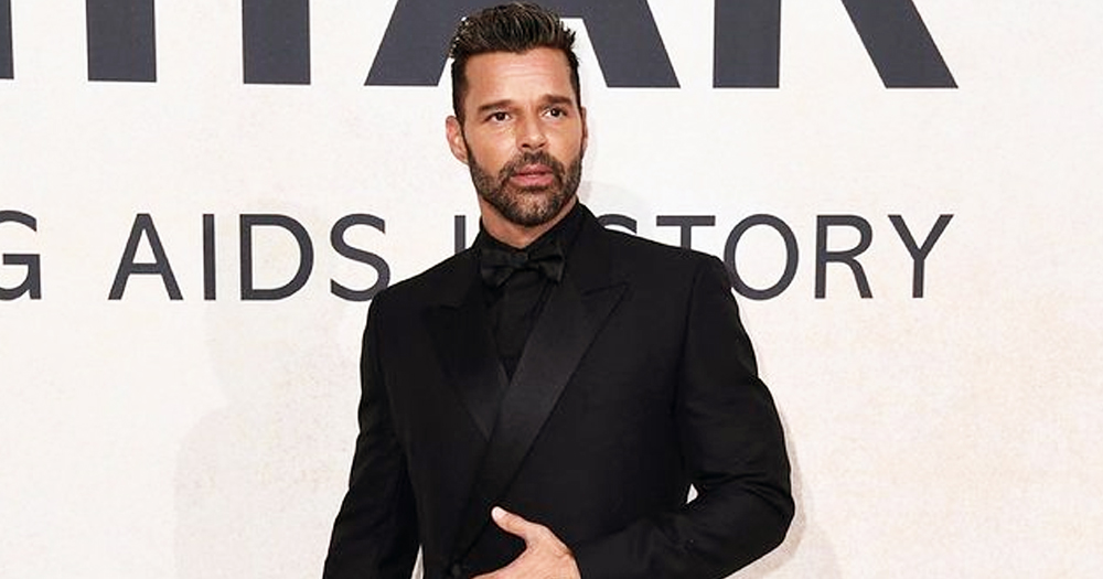Photo of Ricky Martin, who is facing a sexual assault complaint, at a red complaint.