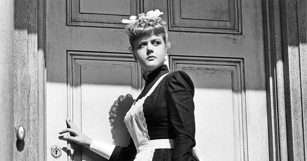 an image of Angela Lansbury in George Cukor's Gaslight film.