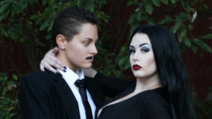 Addams family queer couple costume