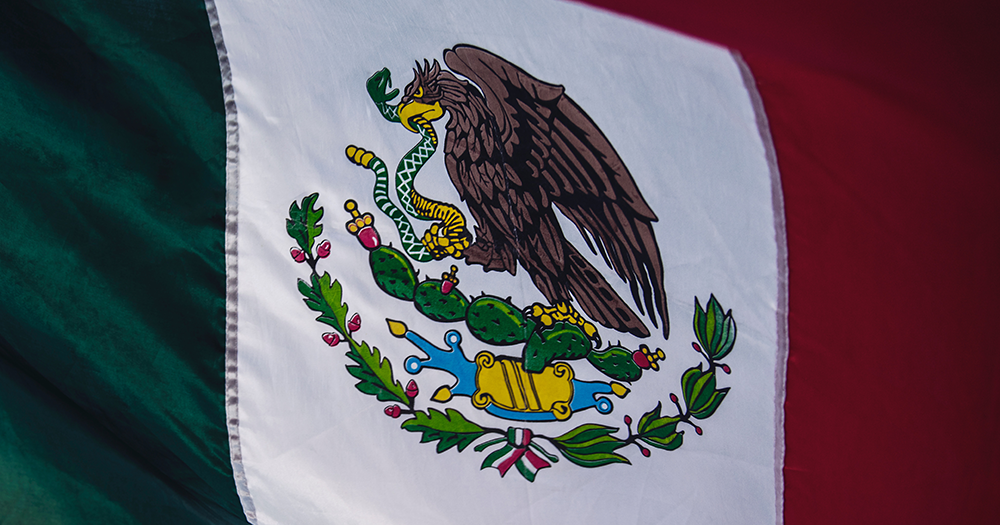 Flag of Mexico - where the Foreign Ministry issued their first non-binary passport on May 17.