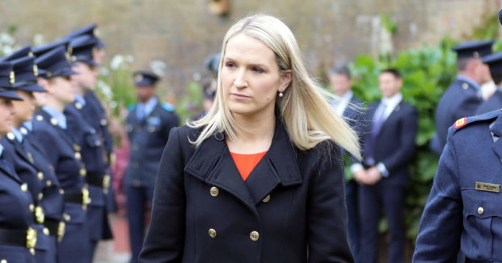 Photo of Minister McEntee of the Irish Department of Justice, that said that only extreme forms of hate speech will be criminalised under the new law.