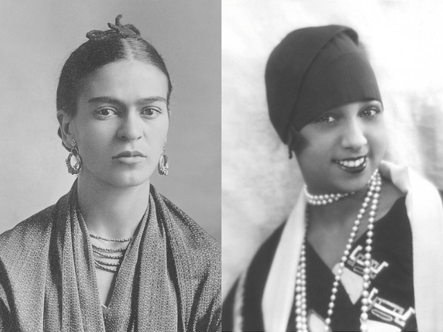 Frida Kahlo and Josephine Baker left a mark on the world as an artistic and historic same-sex couple.