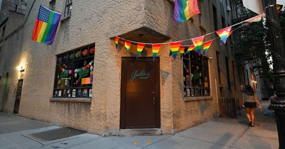 New York's oldest gay bar, Julius'.