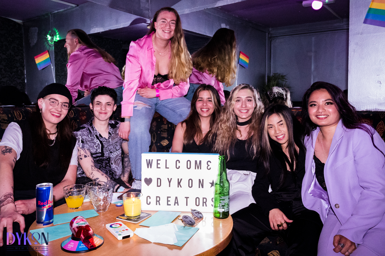 LGBTQ+ content creators at Dykon