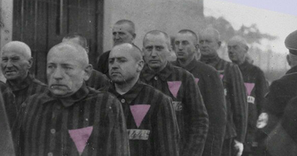 LGBTQ+ Holocaust prisoners wearing pink triangles, German parliament recognised LGBTQ+ victims for the first time today.