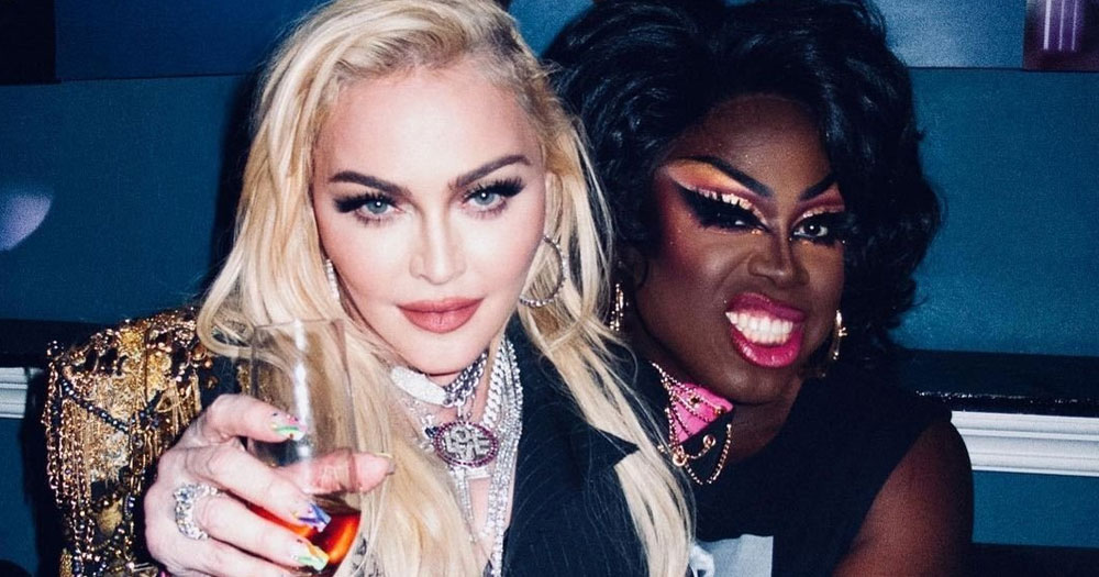 Photo of Madonna, who recently announced a new tour, and Bob The Drag Queen, who will be her performing act.