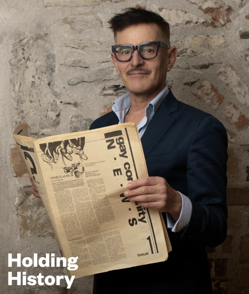 In our 35th anniversary edition, Tonie Walsh is holding the very first issue of GCN, a piece of history carefully removed from the archives.