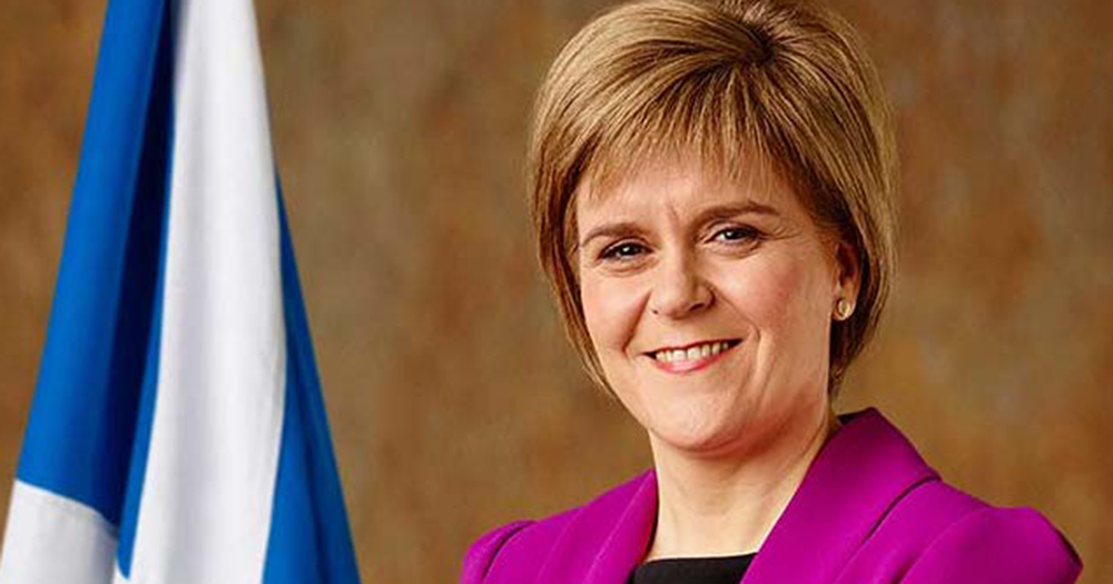 Official portrait of First Minister of Scotland Nicola Sturgeon.