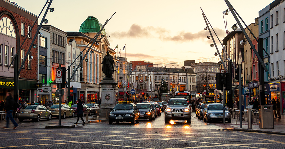 Cork city where the alleged attack took place.