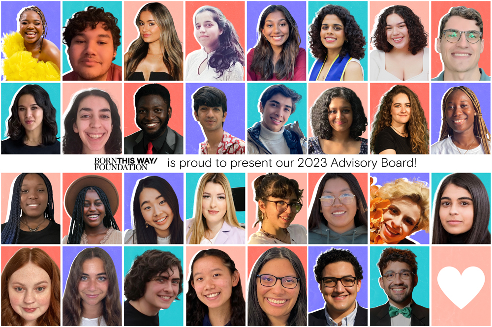 An image of Lady Gaga's Born This Way Foundation Board.