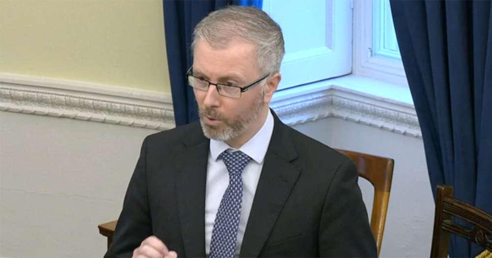 Roderic O'Gorman speaking in the Seanad today.