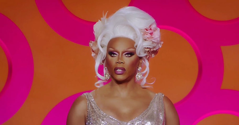 Photo of drag performer RuPaul, who shared a video in response to anti-drag legislation, while starring in the TV programme RuPaul's Drag Race.