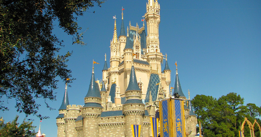 An image of the Walt Disney World castle in Florida.