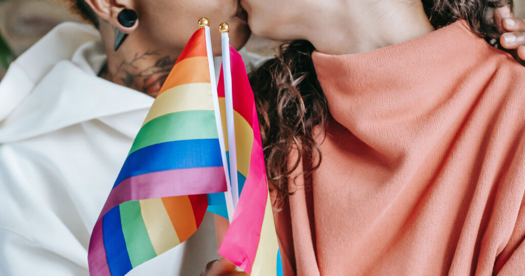 Pansexual stock image.