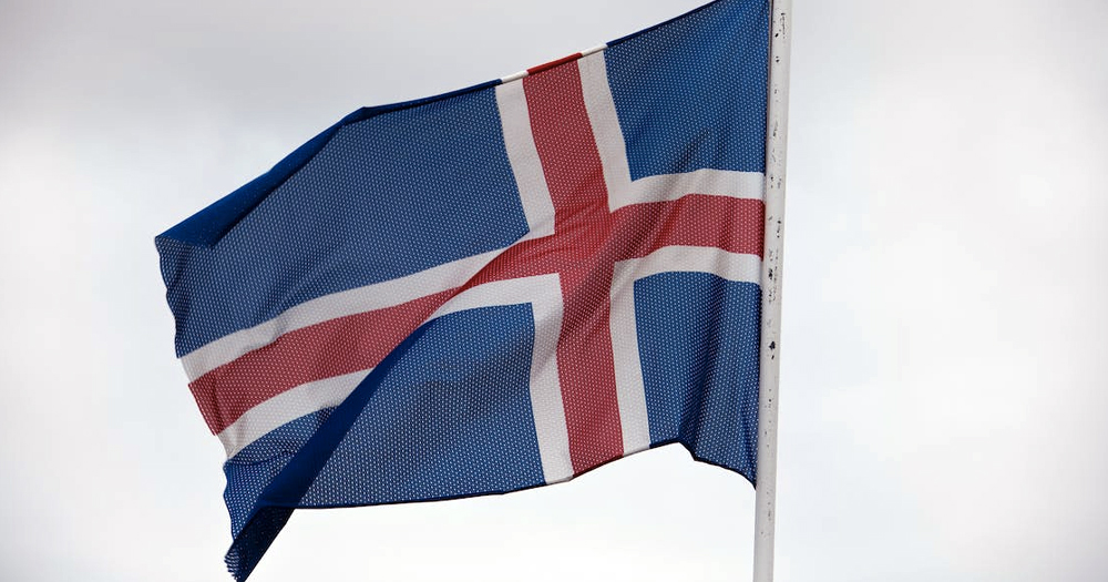 Flag of Iceland, where conversion therapy practices were recently banned.
