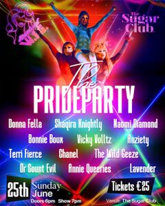 Poster Haus of W.I.G. Pride Party