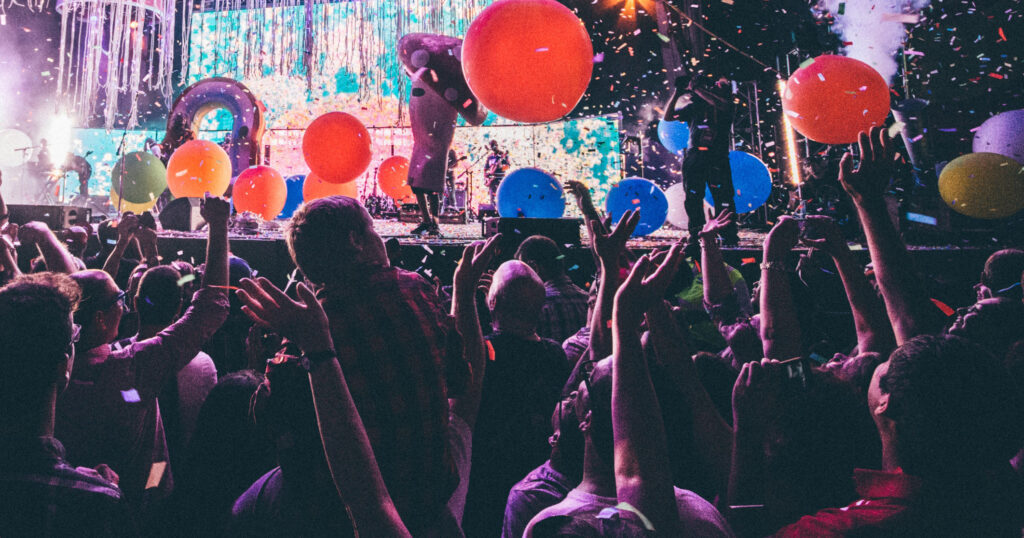 Pride party stock image.