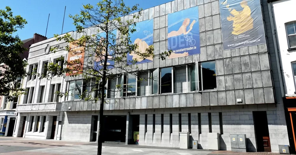 Photo of Cork Central Library, where a protest is set to take place on July 7.