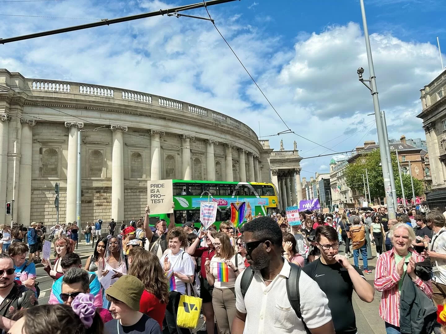 Thousands march for Trans and Intersex Pride Dublin