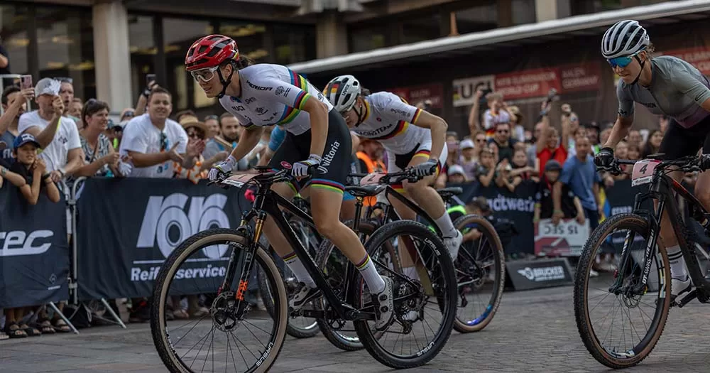 Three women compete in cycling race, UCI banned trans women from competing.