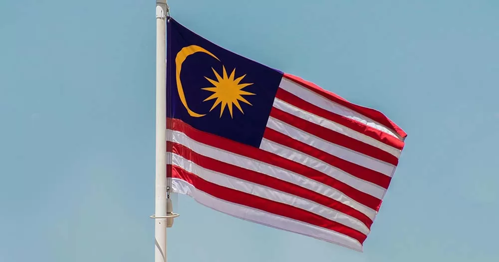 The Flag of Malaysia.