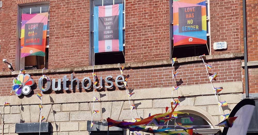 Exterior photo of Outhouse building which will be hosting the queer Culture Night events