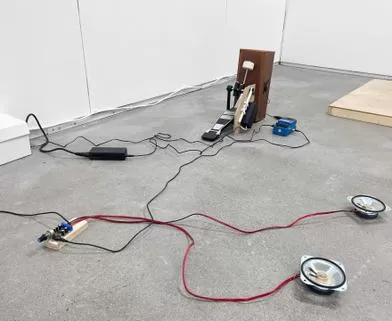 An image of Ren Coffey's installation.