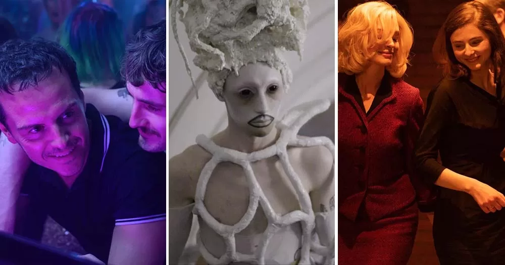 Three side by side images representing LGBTQ+ films from Cork's International Film Festival.