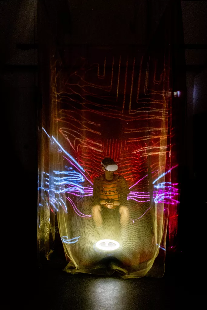 Image of Nikolas Ryan's installation for the RDS Visual Art Awards and Exhibition.