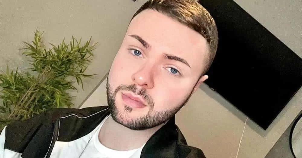 A selfie of murder victim Odhrán Kelly. He has a tight, dark beard and a short hair cut and looks directly at the camera.