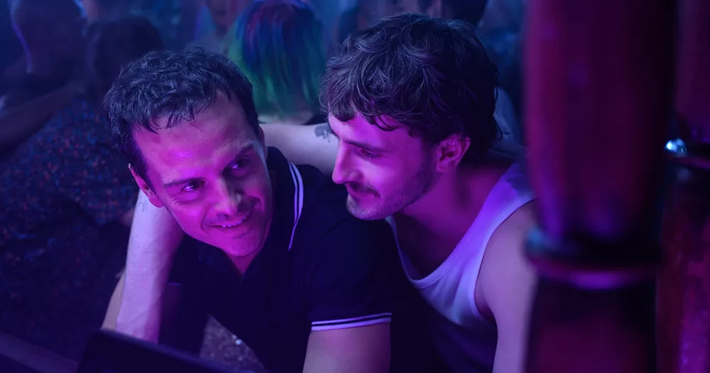 Still of Andrew Scott and Paul Mescal in All of Us Strangers.