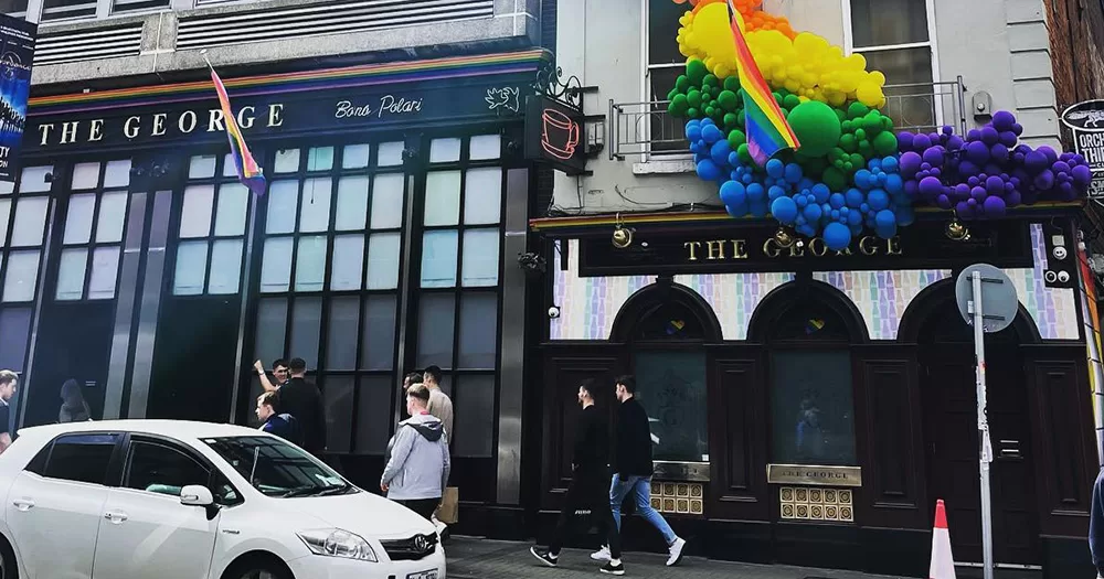 The exterior of The George bar in Dublin.