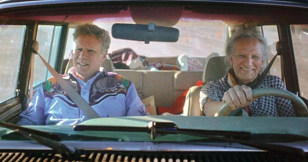 Movie still from Will and Harper film starring Will Ferrel and his best friend who is a transgender woman.
