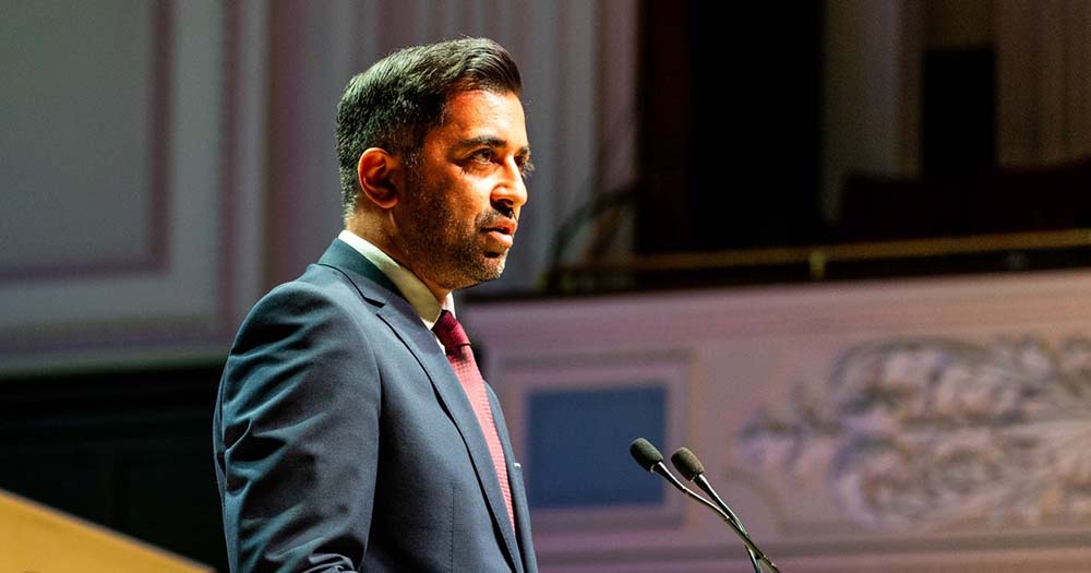 Photo of Humza Yousaf who resigned from his position as Scottish first minister