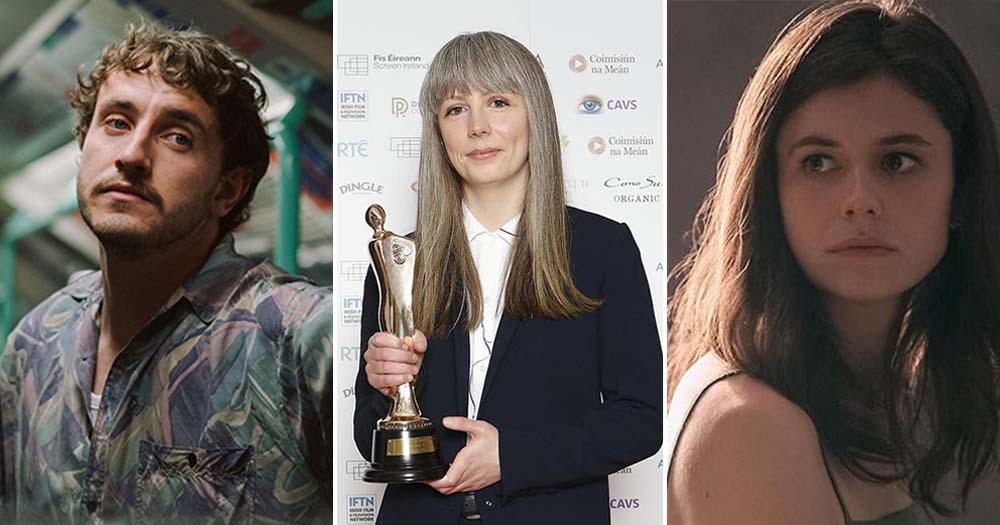 Side-by-side photos of artists who won IFTA Awards