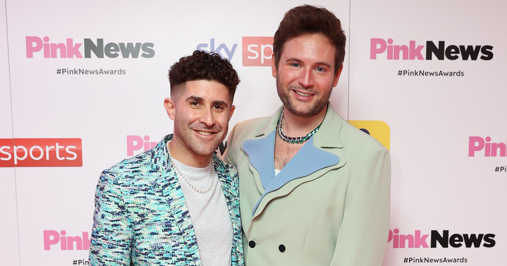 PinkNews CEO Benjamin Cohen and COO Dr Anthony James.