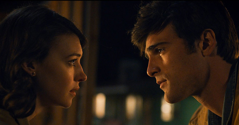 Screenshot of Daisy Edgar-Jones and Jacob Elordi from On Swift Horses.