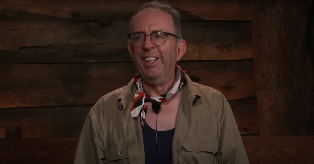 Screenshot of Reverend Richard Coles on I'm a Celebrity... Get Me Out of Here!