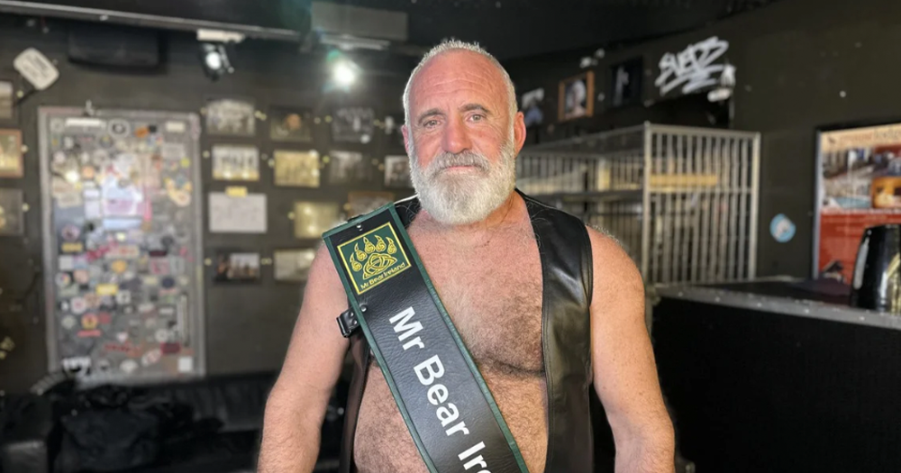 Image shows Eamon Bishop the newly crowned Mr. Bear Ireland 2025