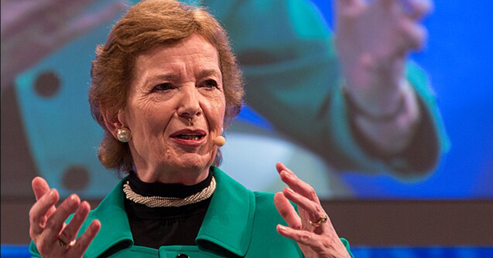 Image of Mary Robinson.