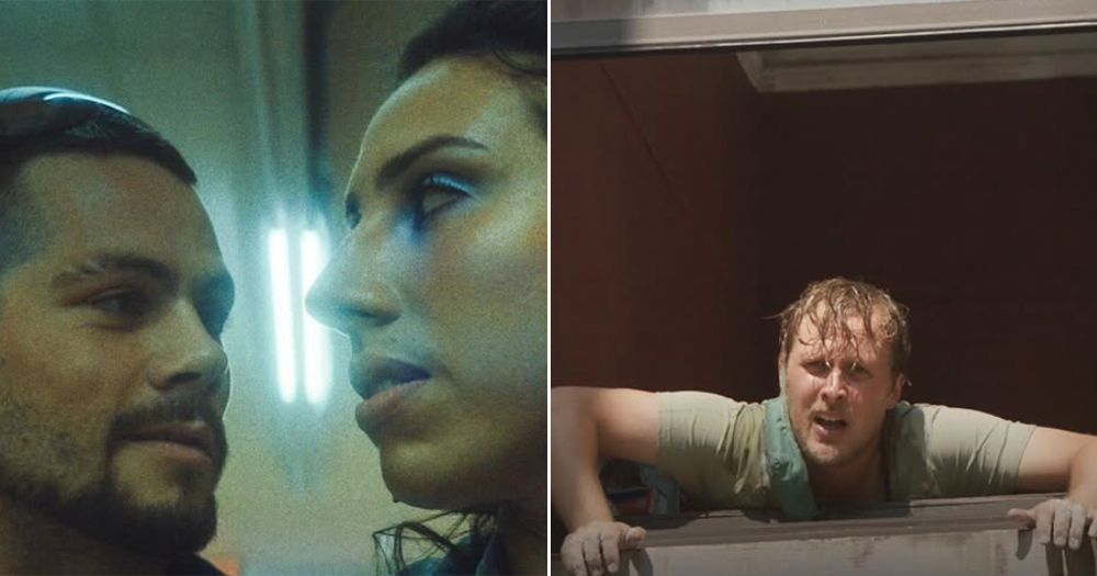 Two film stills from Ireland's first trans and non-binary film festival, TITE. Left is from Ponyboi and right is from Stress Positions.