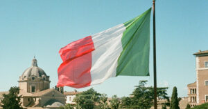 Image of the Italian flag.