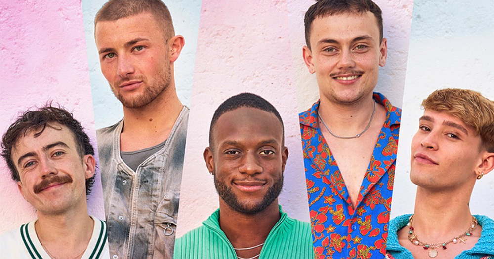 Five cast members of I Kissed a Boy season 2.