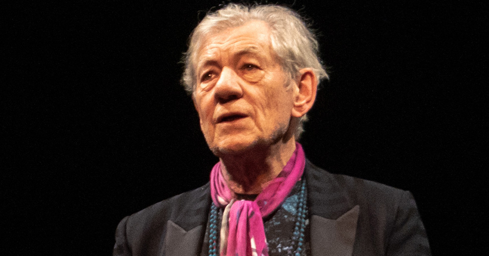 An image of Sir Ian McKellen, who will open a new production of Twelfth Night.