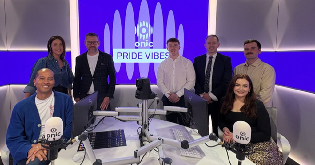 Image shows the team behind Onic Pride Vibes